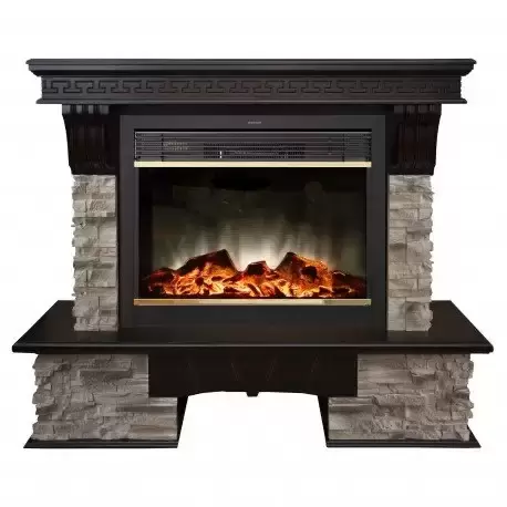 Каминокомплект RealFlame Rockland 26 с очагом MoonBlaze LUX Black/Brass
