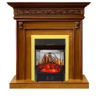 Каминокомплект Royal Flame Valletta c очагом Majestic FX M Brass
