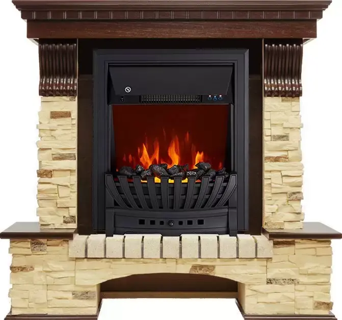 Каминокомплект Royal Flame Pierre Luxe сланец с очагом Aspen Black
