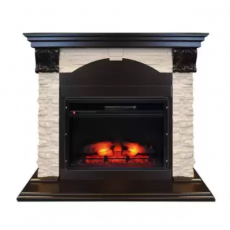 Каминокомплект RealFlame Dublin ROCK STD/EUG/24 AO с очагом Eridan 24