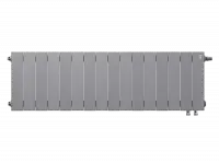 Биметаллический радиатор отопления Royal Thermo PianoForte 300 16 секций Silver Satin VDR