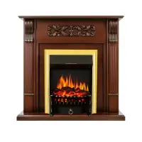Каминокомплект Royal Flame Venice махагон коричневый антик c очагом Fobos FX Brass Каминокомплект Royal Flame Venice махагон коричневый антик c очагом Fobos FX Brass