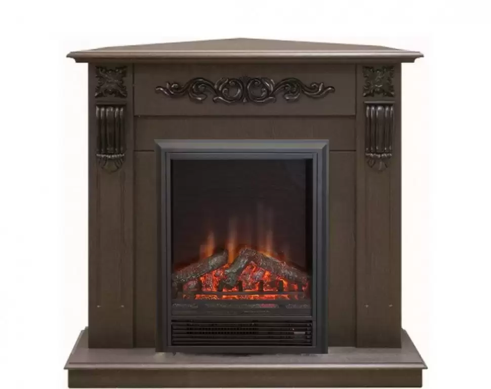 Каминокомплект RealFlame Dominica Corner STD/EUG DN с очагом Eugene