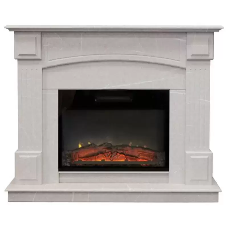Каминокомплект RealFlame Carolina 25.5/24 WT F714 с очагом Kendal 24