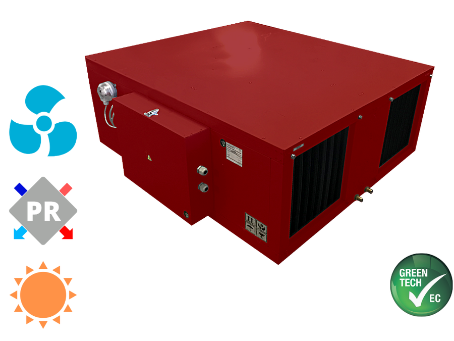Приточно-вытяжная вентиляционная установка MIRAVENT PR 4500 W (с водяным калорифером)