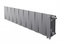 Биметаллический радиатор отопления Royal Thermo PianoForte 200 18 секций Silver Satin VDR Биметаллический радиатор отопления Royal Thermo PianoForte 200 18 секций Silver Satin VDR