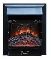 Каминокомплект Glenrich Лотос с очагом Magestic black белый Каминокомплект Glenrich Лотос с очагом Magestic black белый