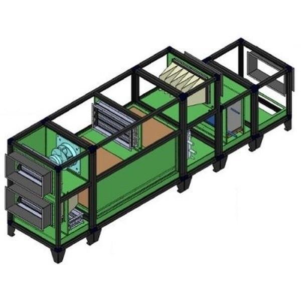 Приточно-вытяжная вентиляционная установка Breezart 3700 Lux RP F PB AC 15-380