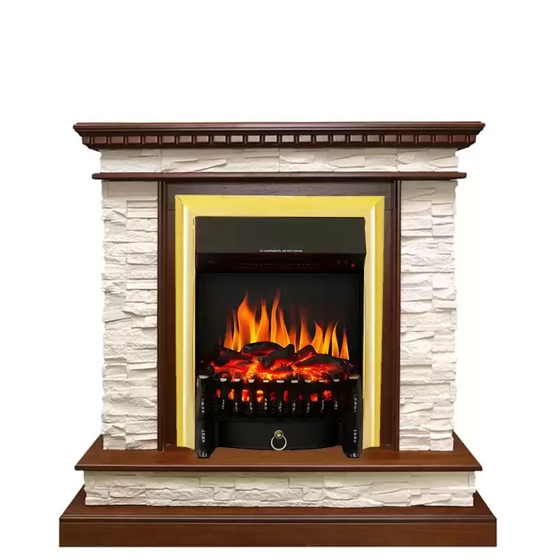 Каминокомплект Royal Flame Calgary с очагом Fobos FX Brass