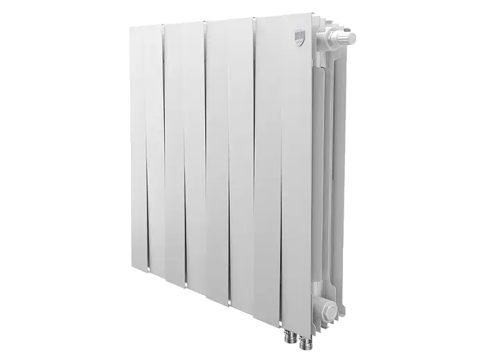 Биметаллический радиатор отопления Royal Thermo PianoForte 500 VDR80 8 секций Bianco Traffico