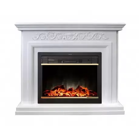 Каминокомплект RealFlame Leticia 26 с очагом Moonblaze Lux Brass