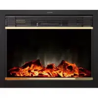 Каминокомплект RealFlame Leticia 26 с очагом Moonblaze Lux Brass Каминокомплект RealFlame Leticia 26 с очагом Moonblaze Lux Brass