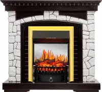 Каминокомплект Royal Flame Glasgow с очагом Fobos FX M Brass Каминокомплект Royal Flame Glasgow с очагом Fobos FX M Brass