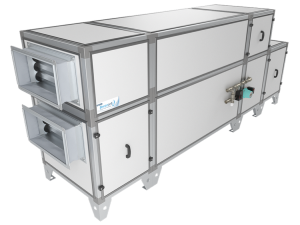 Приточно-вытяжная вентиляционная установка Breezart 3700 Lux RP W PB AC 15-380