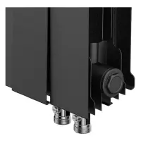 Биметаллический радиатор отопления Royal Thermo PianoForte 500 VDR80 4 секции Noir Sable
