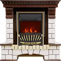 Каминокомплект Royal Flame Pierre Luxe с очагом Aspen Brass Каминокомплект Royal Flame Pierre Luxe с очагом Aspen Brass