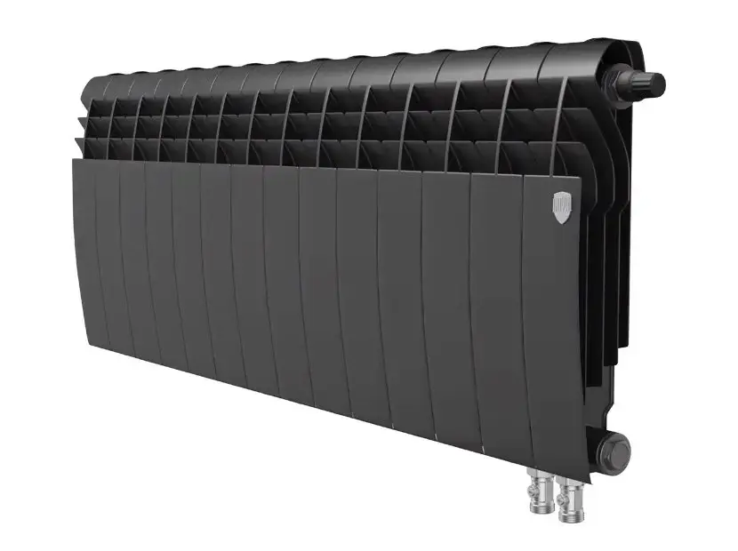 Биметаллический радиатор отопления Royal Thermo BiLiner 350 VDR 14 секций Noir Sable
