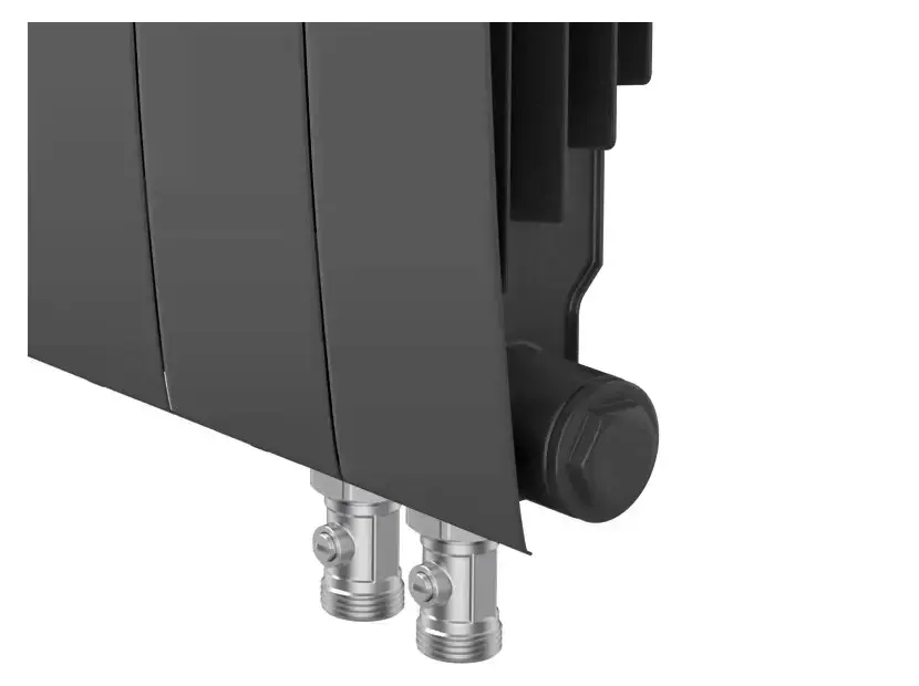 Биметаллический радиатор отопления Royal Thermo BiLiner 350 VDR 14 секций Noir Sable
