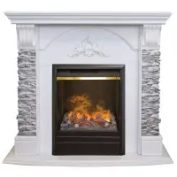 Каминокомплект RealFlame Athena GR STD/EUG/25/25'5 WT с очагом 3D Olympic
