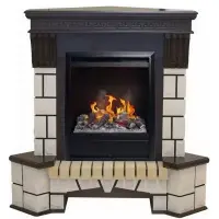 Каминокомплект RealFlame Stone Corner new STD/EUG с очагом 3D Olympic Каминокомплект RealFlame Stone Corner new STD/EUG с очагом 3D Olympic