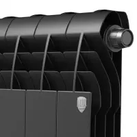 Биметаллический радиатор отопления Royal Thermo BiLiner 500 V 10 секций Noir Sable Биметаллический радиатор отопления Royal Thermo BiLiner 500 V 10 секций Noir Sable