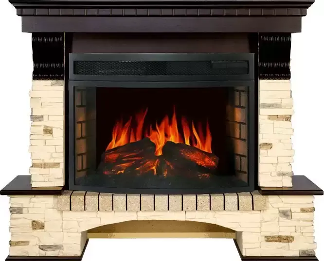 Каминокомплект Royal Flame Pierre Luxe сланец c очагом Dioramic 25 FX