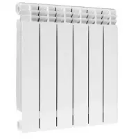 Биметаллический радиатор отопления Fondital 500/100 Bianco Alustal (6 секций)