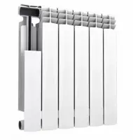 Биметаллический радиатор отопления Fondital 500/100 Bianco Alustal (6 секций)