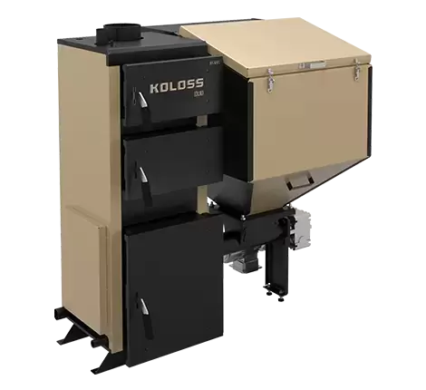 Напольный твердотопливный котел Koloss Auto DUO PLUS 35