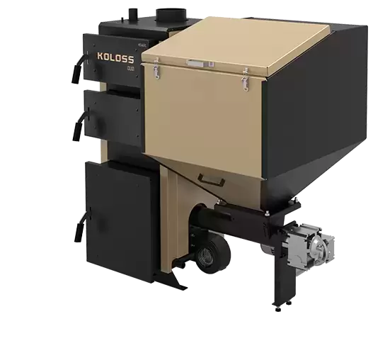 Напольный твердотопливный котел Koloss Auto DUO PLUS 35