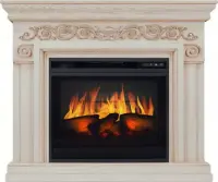 Каминокомплект Royal Flame Athena слоновая кость с патиной с очагом Vision 23 EF LED 3D FX Каминокомплект Royal Flame Athena слоновая кость с патиной с очагом Vision 23 EF LED 3D FX