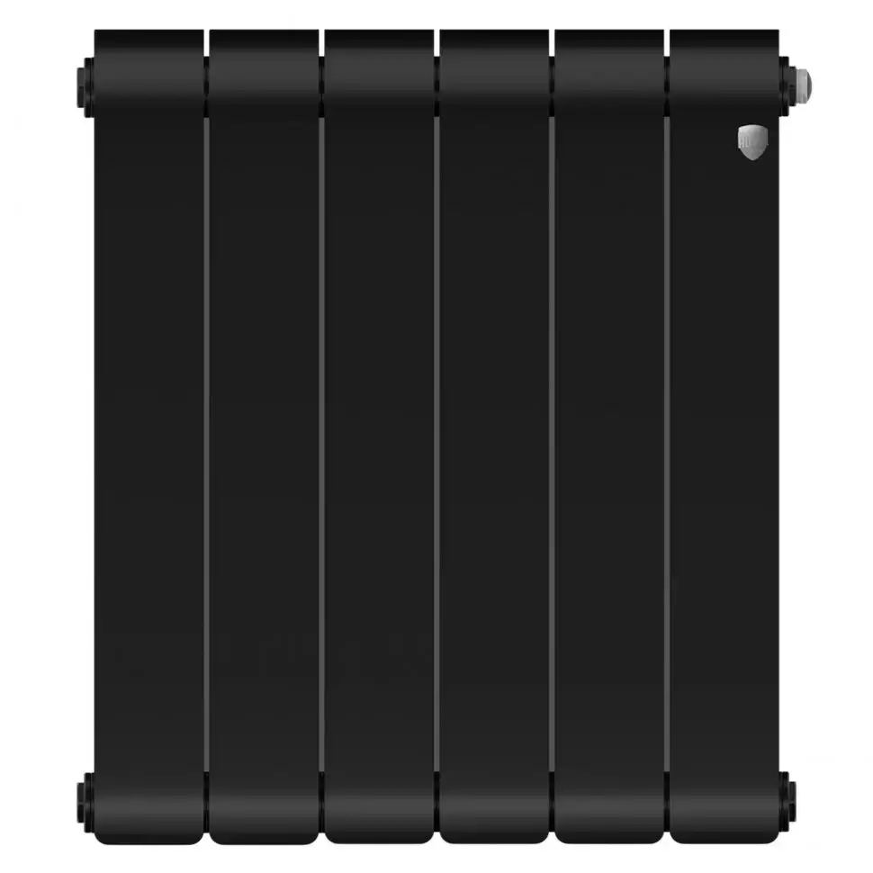 Биметаллический радиатор отопления Royal Thermo Infinity 500 6 секций Noir Sable