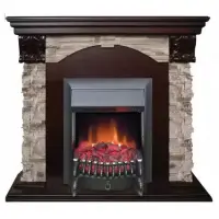 Каминокомплект RealFlame Dublin ROCKSTD/EUG AO очагом Fobos s Lux Black/Brass Каминокомплект RealFlame Dublin ROCKSTD/EUG AO очагом Fobos s Lux Black/Brass
