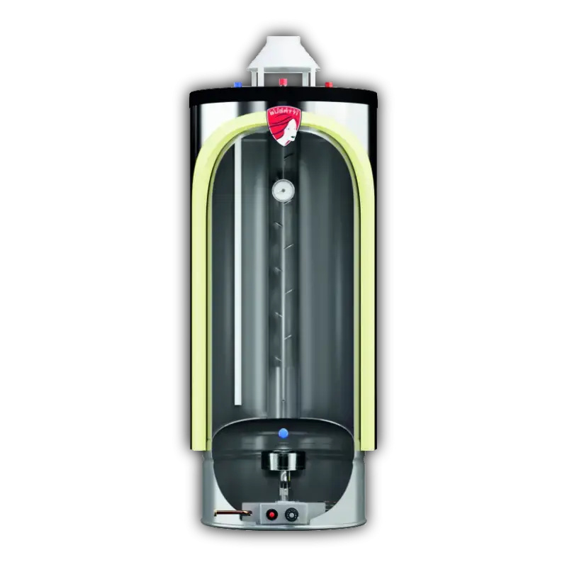 Газовый накопительный водонагреватель Federica Bugatti INOX Premium WH200
