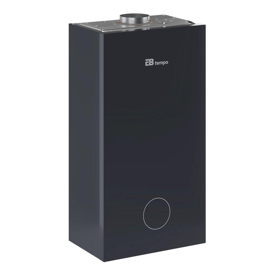Настенный газовый котел E8 tempo GHA24V (стеклянная панель серый графит)