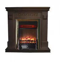 Каминокомплект Interflame Остин с очагом Fobos FX M Brass темный дуб Каминокомплект Interflame Остин с очагом Fobos FX M Brass темный дуб