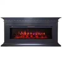 Каминокомплект Interflame Тайлер темный дуб с очагом FreeSpace 50 LED FX QZ Каминокомплект Interflame Тайлер темный дуб с очагом FreeSpace 50 LED FX QZ