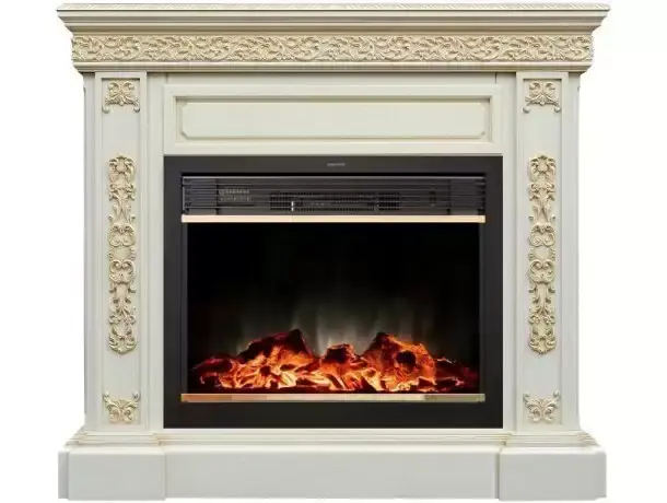 Каминокомплект RealFlame Ekaterina 26 с очагом MoonBlaze S LUX Brass