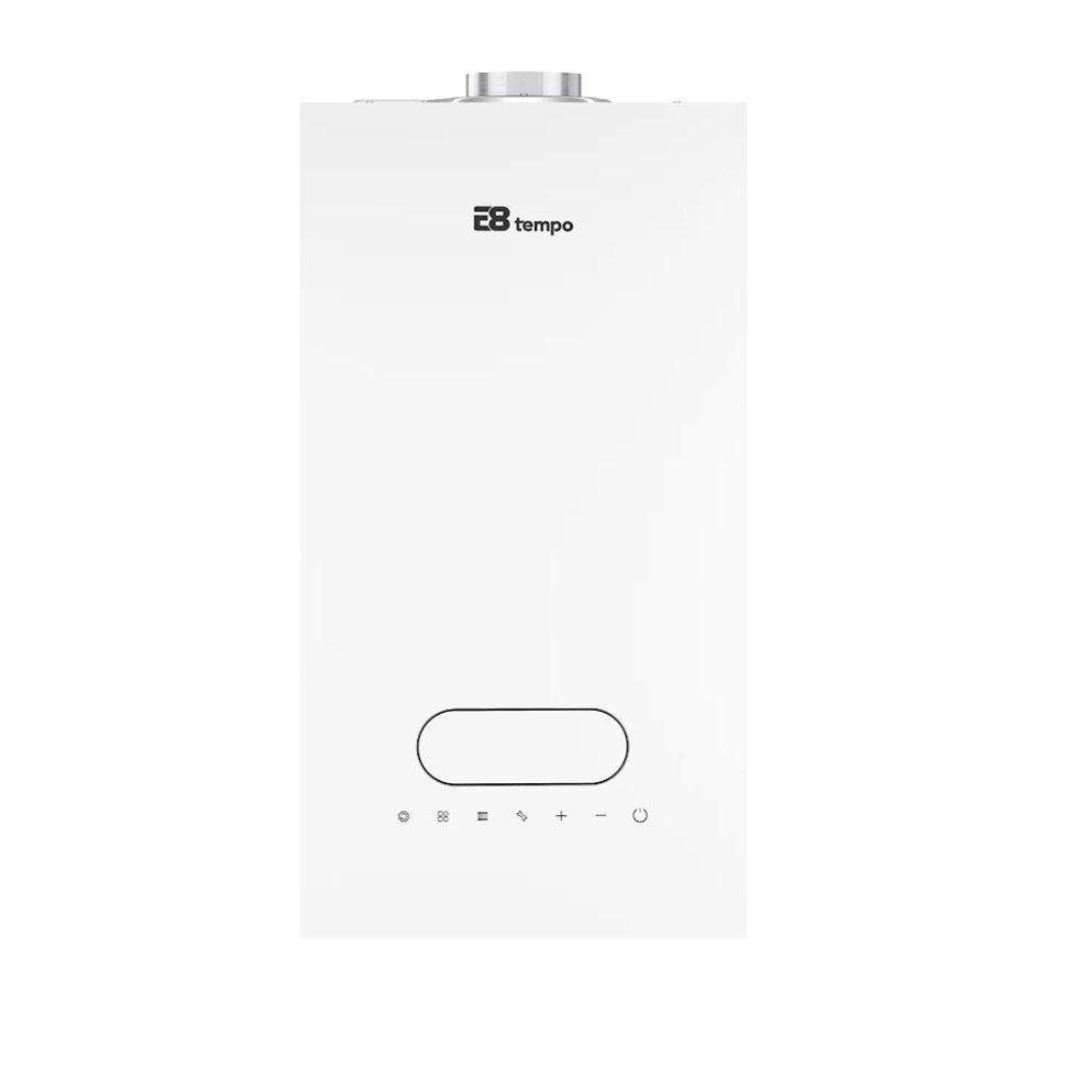Настенный газовый котел E8 tempo GMB24V (белая стеклянная панель)