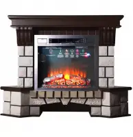 Каминокомплект Interflame Экстер угловой темный дуб с очагом Sirius 30 LED FX Black Каминокомплект Interflame Экстер угловой темный дуб с очагом Sirius 30 LED FX Black