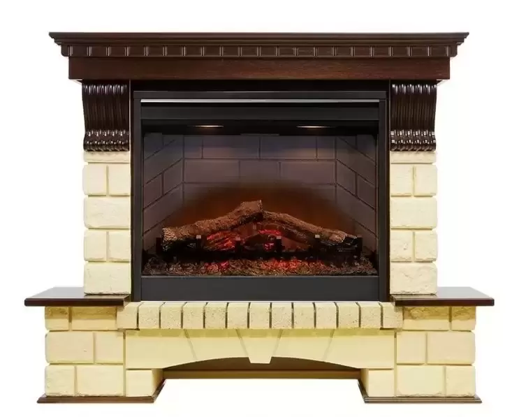 Каминокомплект Dimplex Pierre Luxe шампань с очагом Symphony 2608