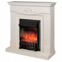 Каминокомплект RealFlame Junona WT с очагом Fobos Lux Black S Каминокомплект RealFlame Junona WT с очагом Fobos Lux Black S