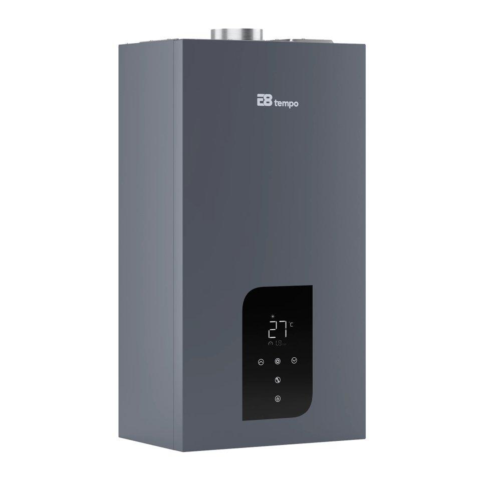 Настенный газовый котел E8 tempo GHB24W (серая металлическая панель)