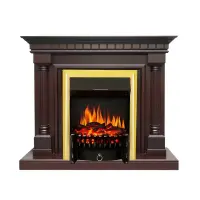 Каминокомплект Royal Flame Dallas c очагом Fobos FX Brass Каминокомплект Royal Flame Dallas c очагом Fobos FX Brass