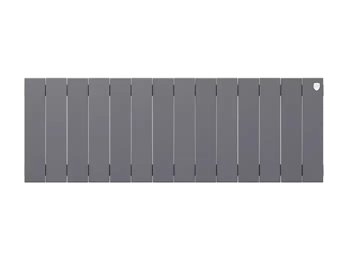 Биметаллический радиатор отопления Royal Thermo PianoForte 300 14 секций Silver Satin