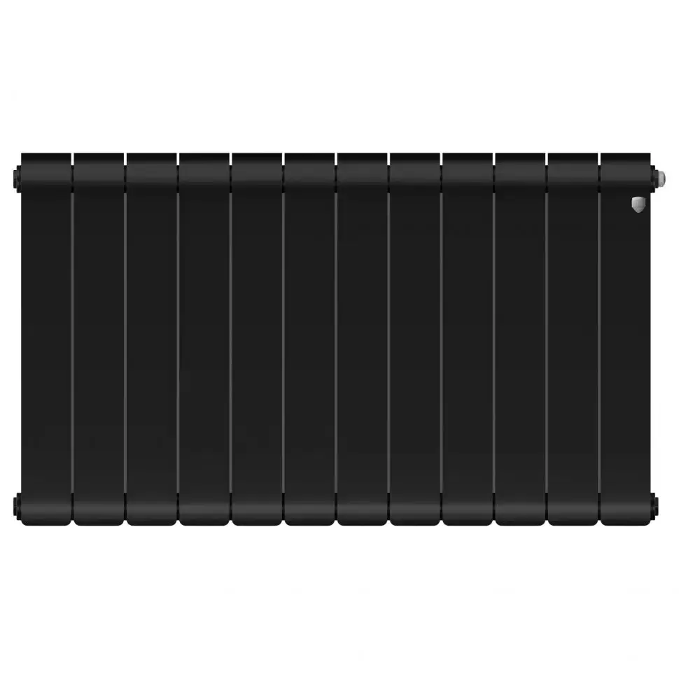Биметаллический радиатор отопления Royal Thermo Infinity 500 12 секций Noir Sable