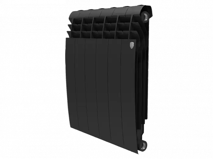 Биметаллический радиатор отопления Royal Thermo BiLiner 500 10 секций Noir Sable