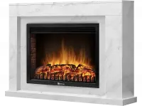 Каминокомплект Electrolux Simple 25 с очагом EFP/P-2520LS белый мрамор
