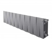 Биметаллический радиатор отопления Royal Thermo PianoForte 200 18 секций Silver Satin