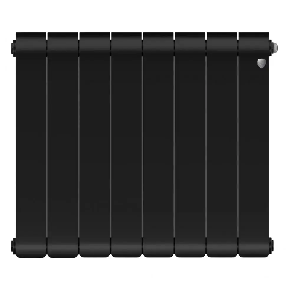 Биметаллический радиатор отопления Royal Thermo Infinity 500 8 секций Noir Sable